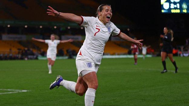 Fran Kirby celebrates