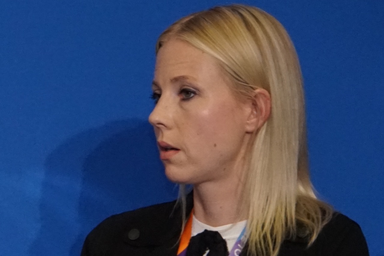 Jessikka Aro, investigative reporter with Finnish Broadcasting Company's social media project Yle Kioski, 6 June 2017, Estonian Foreign Ministry/Wikimedia, Creative Commons Attribution 2.0 Generic license