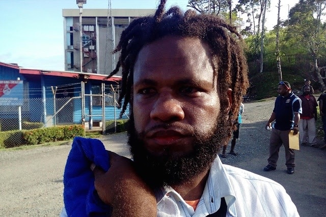 "Post Courier" journalist Frankiy Kapin, Papua New Guinea, PINA