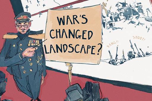 Recording: Peter Roberts and Paddy Walker on War’s Changed Landscape