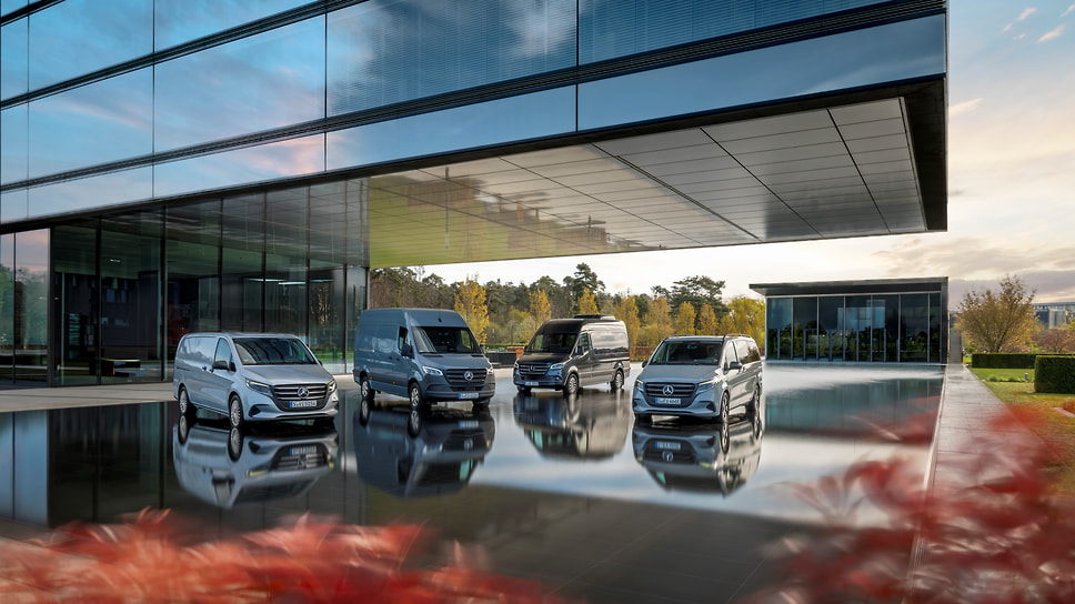 Подразделение Mercedes-Benz Vans представило свои новые среднеразмерные и большие фургоны премиум-класса для бизнеса: Vito, eVito, Sprinter и eSprinter