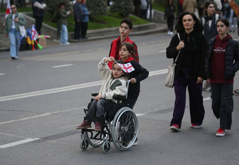 Участники марша протеста 