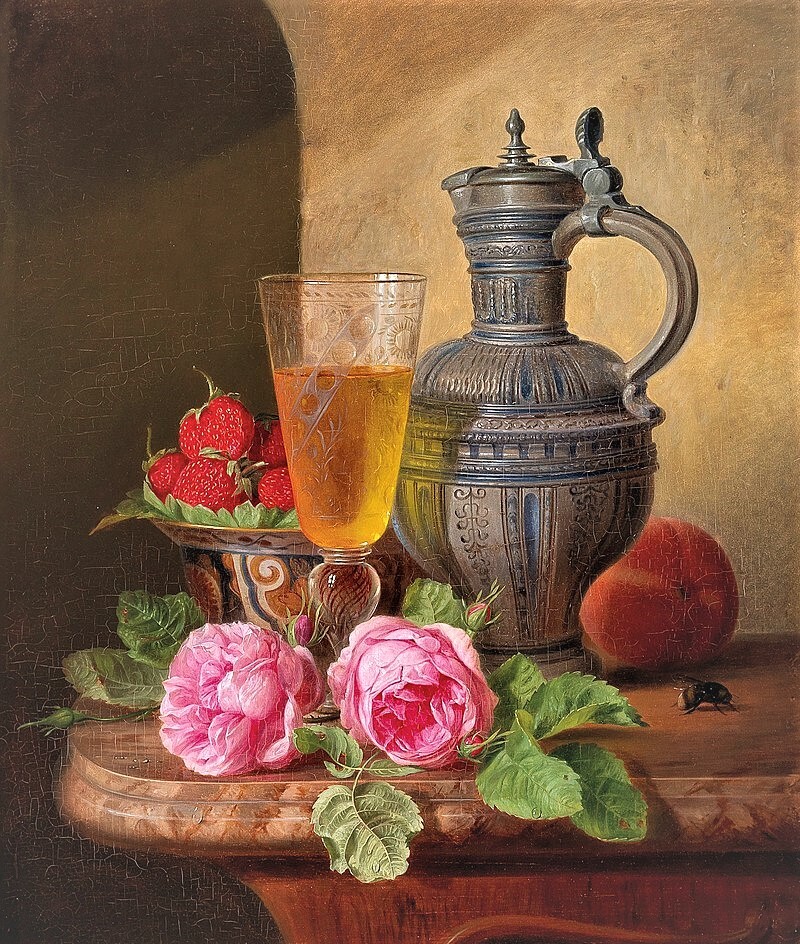 Josef_Schuster_atth._-_Still_Life_with_Roses_and_Strawberries.jpg