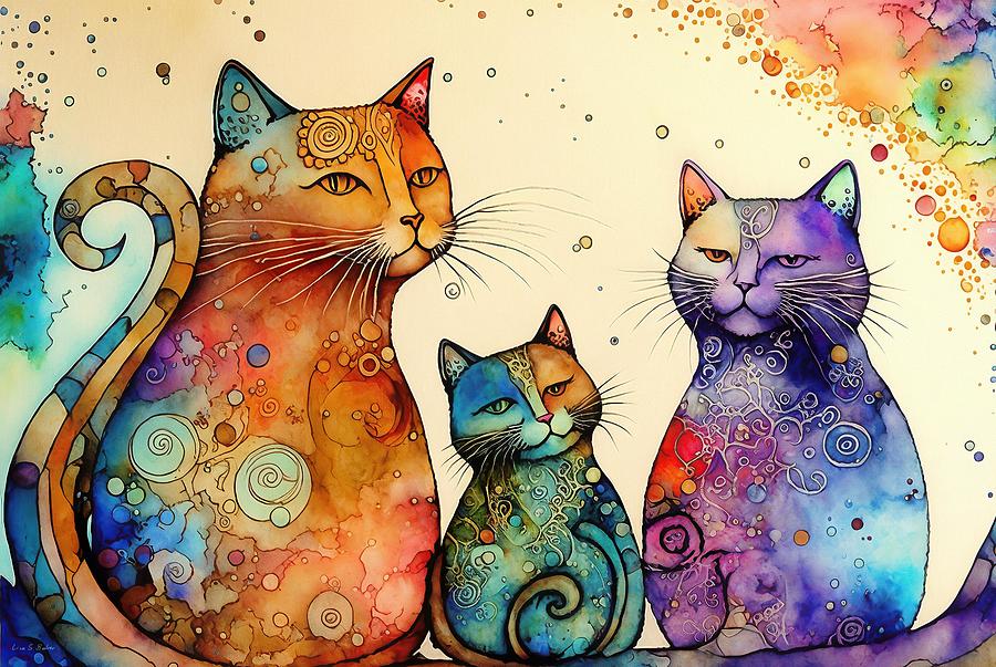 whimsical-cat-trio-lisa-s-baker.jpg