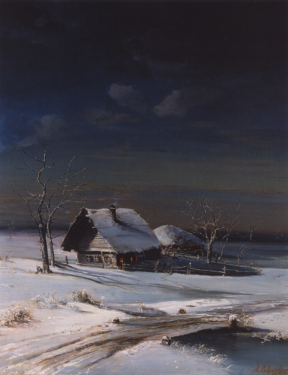 Savrasov winter landscape 1871