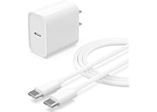iPhone 15 USB C Charger, 20W USB C Fast Wall Charger Block with 6 FT USB-C to C Cable for Phone 15/15 Plus/15 Pro/15 Pro Max/