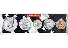 2024-5 Coin Birth Year Set in American Flag Holder Collection Seller Uncirculated