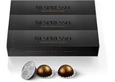 Nespresso Capsules VertuoLine, Double Espresso Chiaro, Medium Roast Coffee, 10 Count (Pack of 3) Coffee Pods, Brews 2.7 Ounce