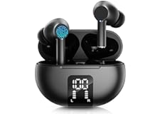 Carego Wireless Ear Buds, Earbuds Bluetooth 5.3 Headphones 40H Playtime LED Display, HiFi Stereo Sound Waterproof in-Ear Earp