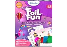 Skillmatics Art & Craft Activity - Foil Fun Unicorns & Princesses, No Mess Art for Kids, Craft Kits & Supplies, DIY Creative 