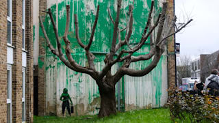 Banksy: Neues Werk in London? Grünes Graffiti über Nacht aufgetaucht