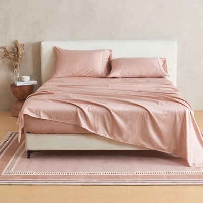 Sateen Solid Sheet Set - Dusty Rose