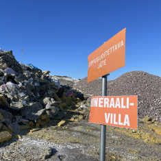 Jyväskylän Mustankorkean alueen loppusijoitusalue, mineraalivilla.