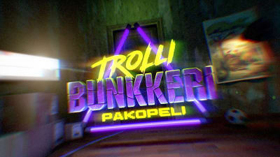 Trollibunkkeri-pakohuoneen logo