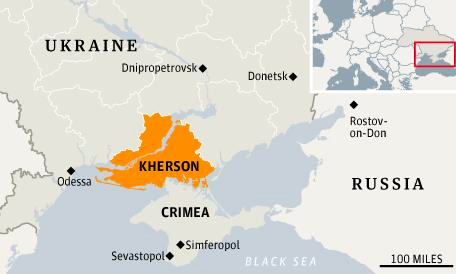 Kherson, Ukraine map