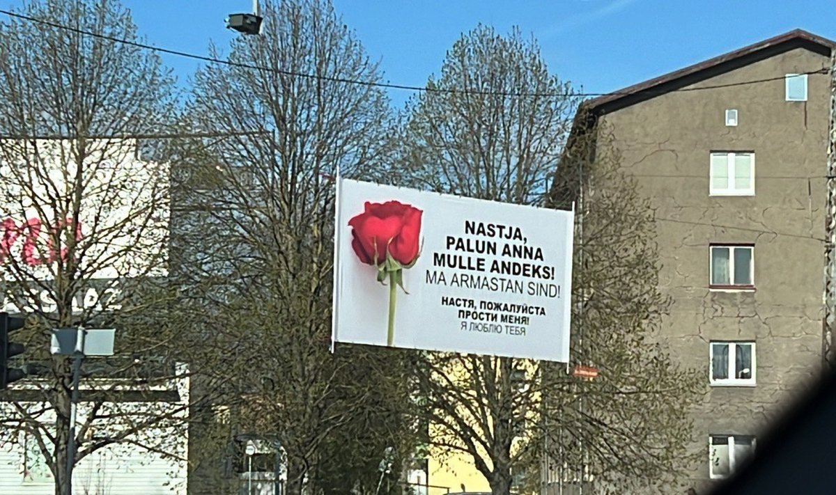 FOTO | Kes tegi Nastjale haiget? Tallinnasse riputati järjekordne andestust paluv plakat