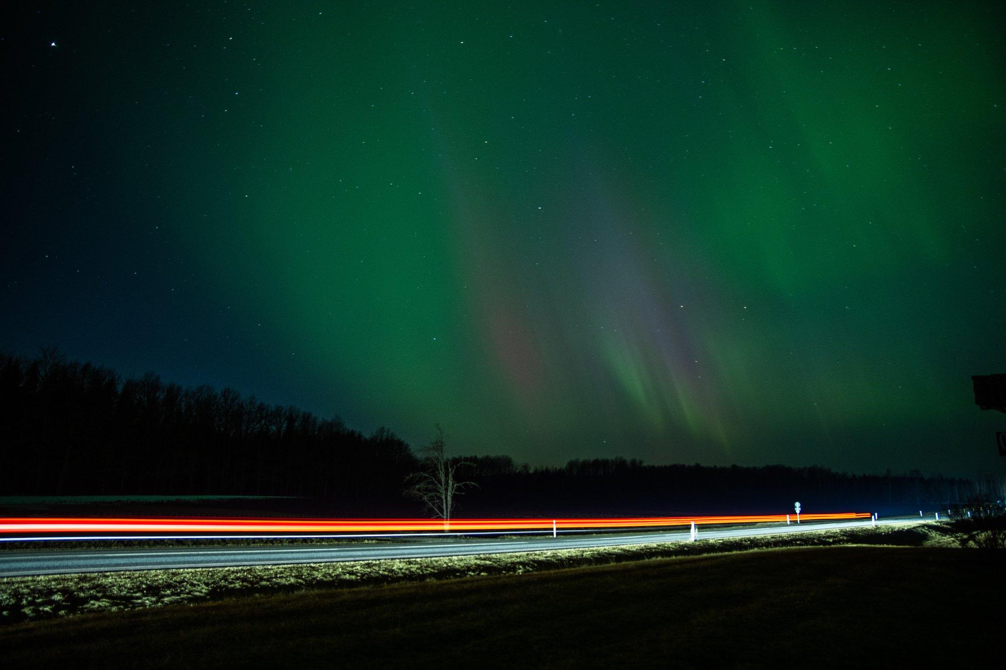 ФОТО | Смотрите, какое красивое северное сияние украсило небо Эстонии!