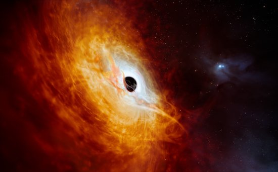 500 триллионов солнц. Обнаружена самая яркая и голодная черная дыра в видимой вселенной
