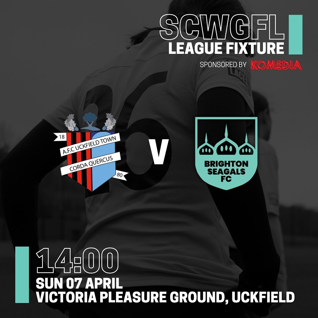 07/04/2024 - LEAGUE FIXTURE 

🆚 Uckfield 
🏟 Away - Victoria Pleasure Ground, Uckfield, TN22 5DJ
⏰ KO 2:00pm
🤝 Sponsored by Komedia