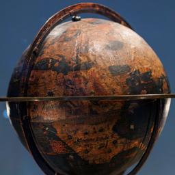 Der Behaim-Globus, die älteste erhaltene kugelförmige Darstellung der Welt