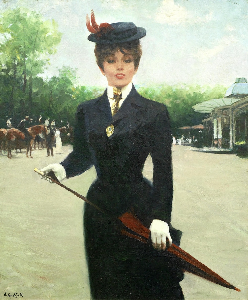 Portrait d&apos;une femme élégante, Paris