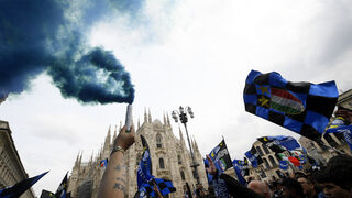 Фотогалерия: Тържествата в Милано за титлата на "Интер"