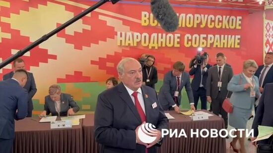 "Я пойду": Лукашенко об участии в выборах президента