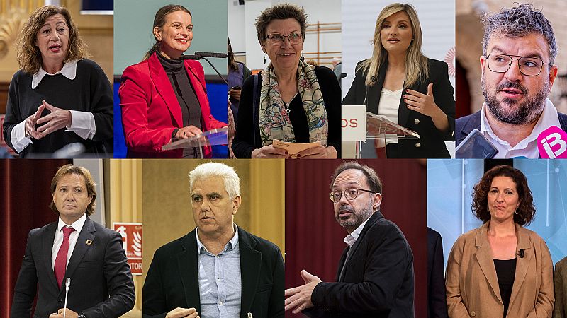 Quin es quin en las elecciones de Baleares: una 'baronesa' del PSOE, una lder nacional y muchas caras nuevas