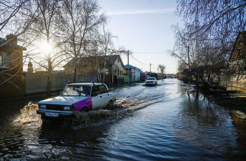 Russia Orenburg Floods