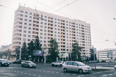 Общежитие №1 БГУИР, Минск, апрель 2020 года. Фото: "Яндекс-карты"