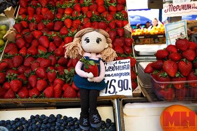 Комаровский рынок в Минске, 27 апреля 2024 года. Фото: Алексей Столяров, "Минск-Новости"