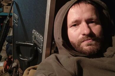 Александр Клочко с позывным Кусь на войне в Украине. Фото из соцсетей калиновца