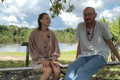 Юлия и Андрей в перуанской Амазонии, февраль 2024 года. Фото: из личного архива героя