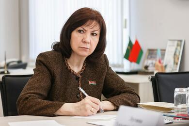 Председатель Совета Республики 7-го созыва Наталья Кочанова тоже идет на второй срок. Фото: пресс-служба Совета Республики