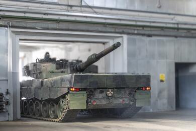 Отремонтированный в Польше танк Leopard. Фото: PGZ