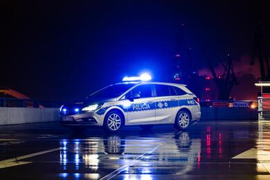 Автомобиль польской полиции. Фото: pomorska.policja.gov.pl
