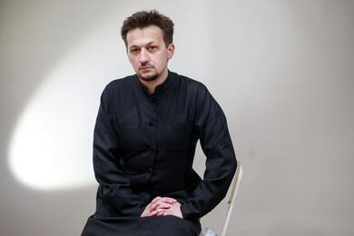 Александр Кухта, Вильнюс, 12 апреля 2023 года. Фото: "Зеркало"