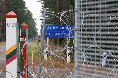 Литовско-белорусская граница, 2021 год. Фото: Reuters