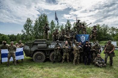 Бойцы Русского добровольческого корпуса. Фото: Reuters