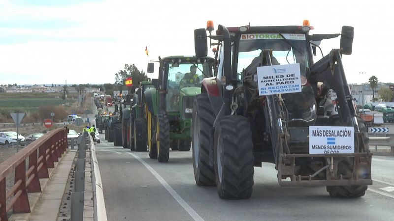 Nuevas tractoradas en la Comunitat Valenciana en contra de la poltica agraria europea