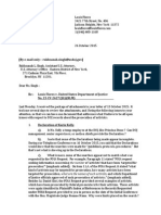2015-10-26 Plaintiff's Letter To Defendant Regarding Discovery (Flores V DOJ) (FOIA Lawsuit)