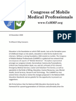 Congress of Mobile Medical Professionals (CoMMP) - Education Position Paper