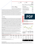 O/W: Mayne To Reward The Willing: Mayne Pharma Group (MYX)