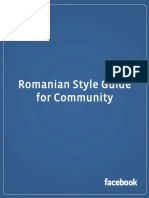 Facebook Romanian Translation Style Guide