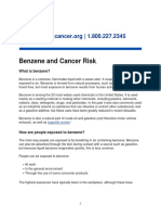 Benzene and Cancer Risk