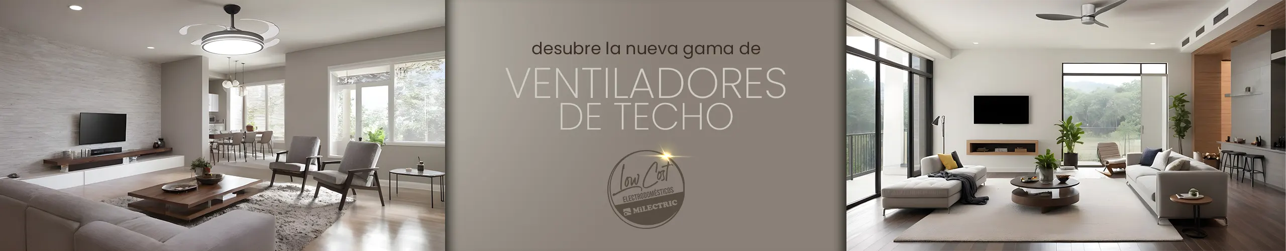 Ventiladores de Techo Milectric