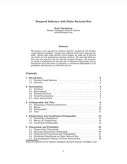 Finite Factored Sets