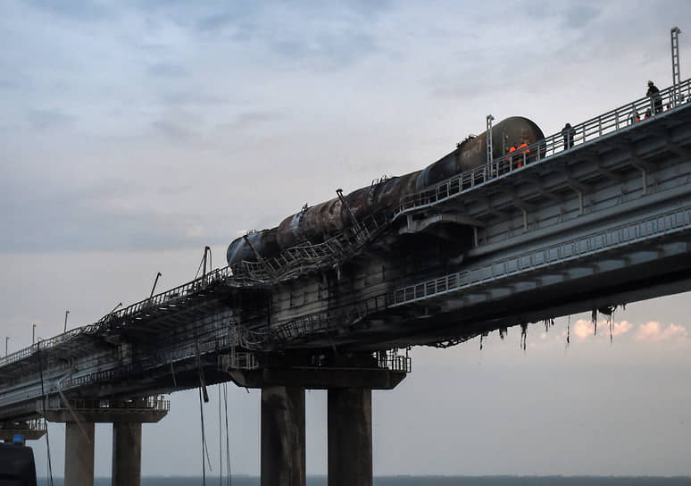 Мощность взрыва, совершенного на Крымском мосту, была эквивалентна массовой ракетной атаке или бомбардировке 