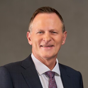 A headshot of J&J's Executive Vice President, Worldwide Chairman, MedTech Tim Schmid 