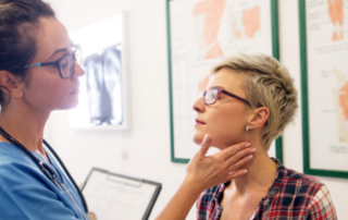 Physician Assistant examining patient